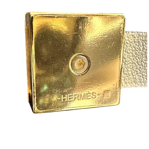 Hermès Medor Infini Double Tour Bracelet:  Navy/Ivory - Picture 3 of 12